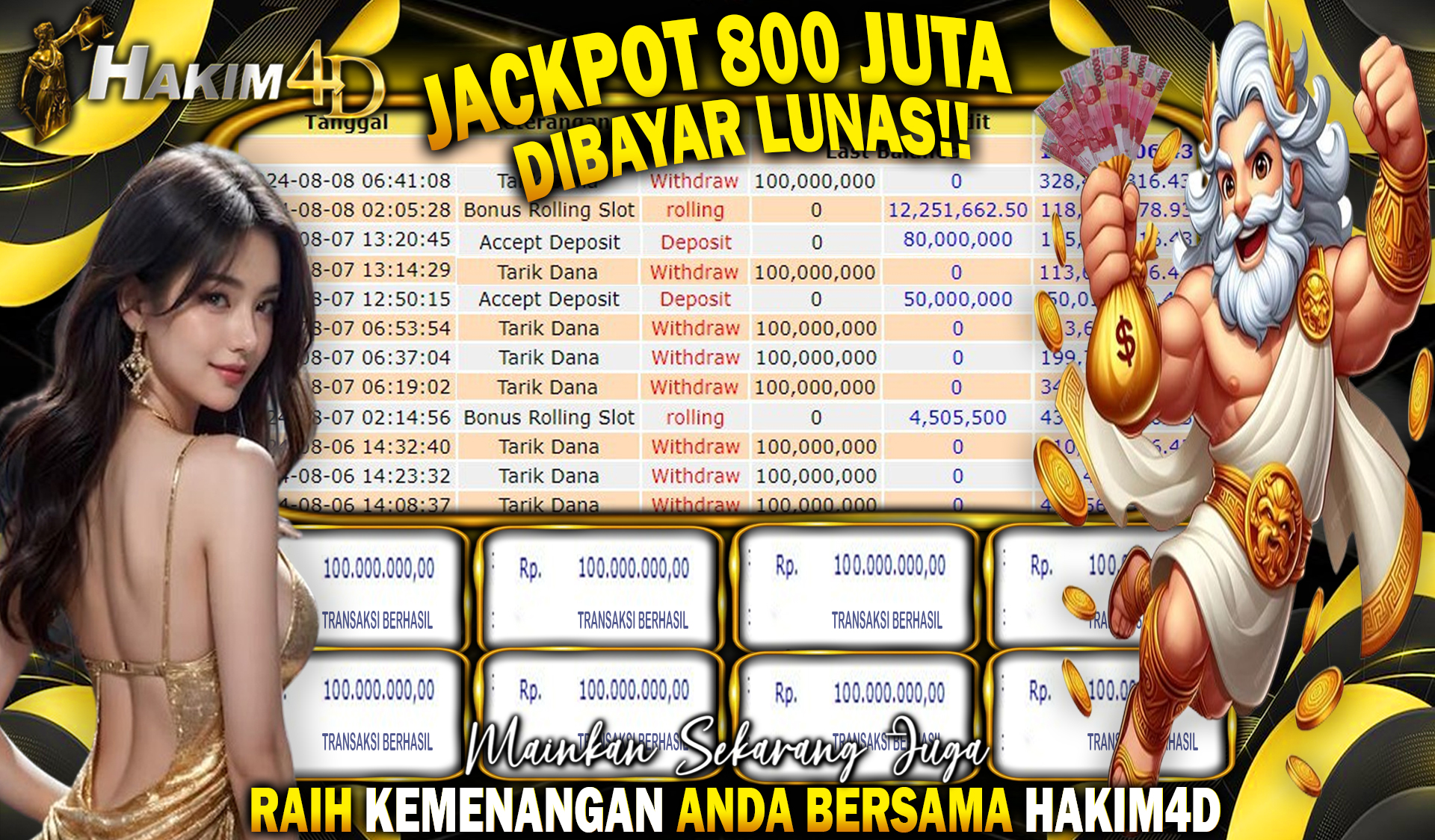 HAKIM4D ~ Adalah Situs Slot Gacor 1000 Resmi & Paling Banyak Di Pakai Di Indonesia.